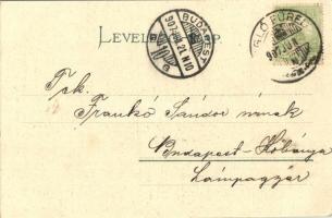 1907 Iglófüred, Bad Zipser Neudorf, Spisská Nová Ves Kupele, Novovesské Kúpele; Millenium park és a ...