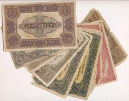 1920. Vegyes 12db-os rossz tartású korona tétel T:III-,IV