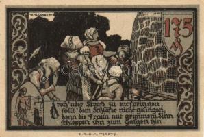 Német Birodalom/Weimari Köztársaság/Gransee DN 25Pf, 50Pf, 75Pf, 1,25M, 1,75M komplett sor! T:I