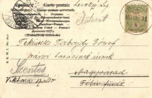 1903 Biliárdozó urak / gentlemen playing pool. B.K.W.I. No. 784/2. (EK)