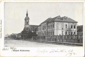 1904 Szeged, Közkórház. Várnay L. kiadása (EK)
