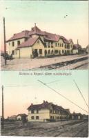 1911 Budapest XIX. Kispesti állami munkástelep, vasút