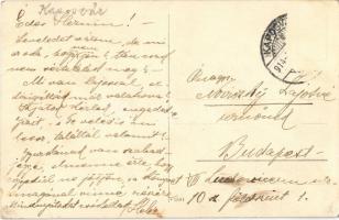 1914 Kaposvár, Szarvas szálloda, Lengyel Pál bor és sörcsarnoka