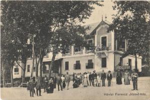 1912 Hévíz, Ferenc József ház, gyógyszertár. Gál Nándor kiadása