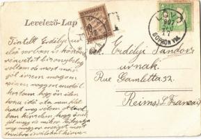 1907 Völcsej (Sopron), Római katolikus templom, Szabó és Németh vendéglői, Poós József kereskedése. ...