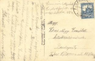 1931 Endrefalva, Római katolikus templom, iskola és kántorlak, Hangya szövetkezet üzlete