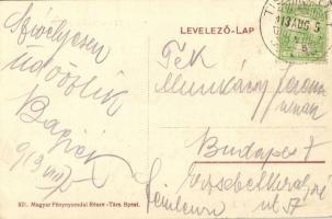 1913 Tiszasüly, utca, Rónai Ignác üzlete