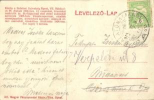 Balatonalmádi, Almádi; Gőzhajó kikötő, csónakos. Balatoni Szövetség kiadása