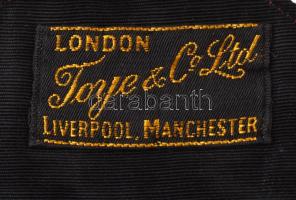 XX. sz. eleje: Szabadkőműves kötény. Selyem, Kígyómintás fém csattal / Freemason apron. Silk  40x34 ...