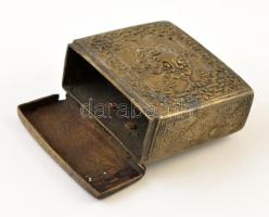 XIX. sz. eleje: Balkáni, bronz övre rögzíthető pisztolygolyó tartó. Díszített. / Balkans, ornamented...