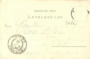 1898 Nagykanizsa, Sörgyár, Fő utca, Közöshadseregi laktanya, Szent Ferencrendi zárda, folklór. Mair ...