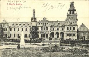 1909 Szabadkígyós, Kígyós (Békés); Wenckheim-kastély. Végh Lajos kiadása