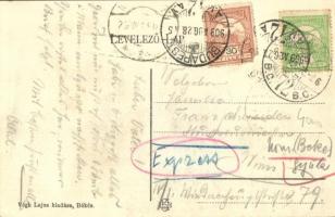 1909 Szabadkígyós, Kígyós (Békés); Wenckheim-kastély. Végh Lajos kiadása