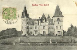 1910 Tiszadob, Gróf Andrássy Gyula kastélya. TCV card (EB)