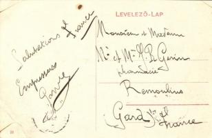 1910 Tiszadob, Gróf Andrássy Gyula kastélya. TCV card (EB)