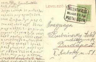 1909 Őrszentmiklós (Őrbottyán), Református templom és paplak, falubeliek