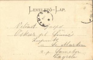 1903 Budapest V. Földművelésügyi Minisztérium. Montázs urakkal és hölgyekkel / Ackerbau Ministerium,...