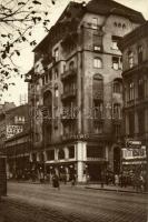 Budapest VIII. Palace szálló és kávéház, Grauer Ecetgyára, Adria söröző, Szőnyegáru kiárusítás