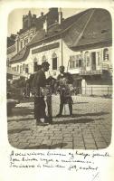 ~1910 Budapest I. Víziváros, Batthyány tér, II. Kerületi Iparoskör, Singer Imre üzlete, piac, ékszer árusok. photo