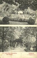 1912 Budapest XII. Dr. Vadász Manó nyaralójának park részletei. Virányos út 19. (szakadás / tear)