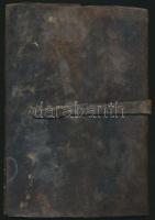 1890 2 db marhalevél bőr tartóban