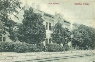 1909 Berettyóújfalu, Berettyó-Újfalu; vasútállomás