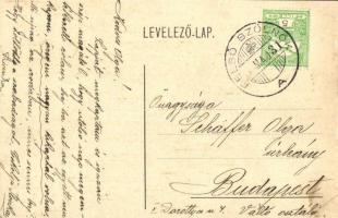 Felsőszölnök, Római katolikus templom, postahivatal, állami iskola, Körjegyző hivatal. Art Nouveau, ...