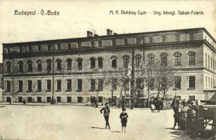 1913 Budapest III. Óbuda, M. k. dohánygyár