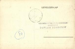 Budapest XII. Üdvözlet a Turul madrához címzett vendéglőből, kert zenészekkel. Németvölgyi út 43