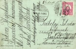 1928 Budapest III. Csillaghegy, villamos vasútállomás, Csillaghegyi Nagyvendéglő. Baukó János kiadás...