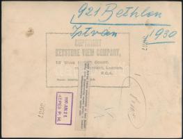 1930 gr. Bethlen István miniszterelnök és báró Rubidó-Zichy István, Magyarország angliai nagykövete ...