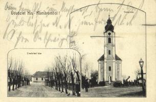 1910 Kiskomárom (Zalakomár), Uradalmi ház, templom. Art Nouveau. Skopál Fülöp kiadása