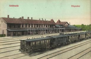 1909 Celldömölk, vasútállomás, vonat