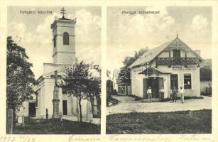 1937 Vonyarc, Vonyarcvashegy; Kápolna, Hangya szövetkezet üzlete