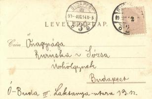 1899 Balatonboglár, Tenisz klub / tennis club. Rigler Részv. Társ