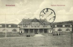 1913 Balatonalmádi, Gyermekszanatórium