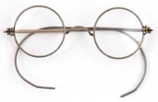Régi rugós szárú gyermek szemüveg