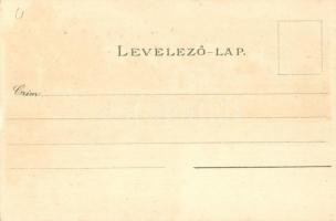 Siófok, Balatonfürdő, Sió és Hullám szálloda és fürdőház. Künstler-Heliocolorkarte No. 2834. von Ott...