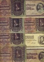 Vegyes bankjegy tétel, 69db magyar, korona, pengő, infla, forint + 20db külföldi T:vegyes