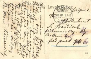 1915 Szákul, Sacu; Radossovich kastély / castle (EK)