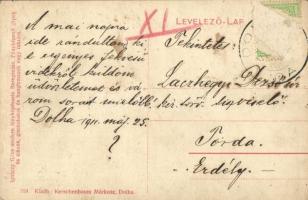 1911 Dolha, Dovhe; Grófi kastély. Kerschenbaum Márkusz kiadása / castle (Rb)