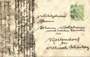 1916 Dévényi-tető, Thebener Kogel, Devínska Kobyla; Menedékház kirándulókkal és katonákkal / Schutzh...