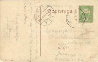 1908 India, Indija; Hauptgasse / Glavna ulica / Fő utca, piac, üzletek / main street, market shops. ...