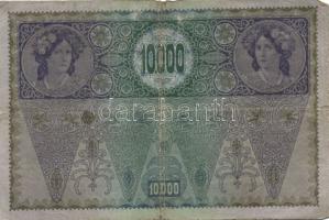 Ausztria 1918. Osztrák-Magyar Bank kiadása 10.000K piros "Deutschösterreich" fny-sal (6x) ...