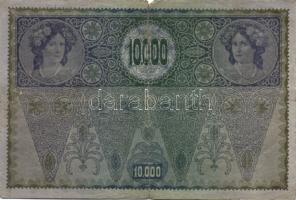 Ausztria 1918. Osztrák-Magyar Bank kiadása 10.000K piros "Deutschösterreich" fny-sal (6x) ...