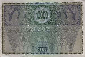 Ausztria 1918. Osztrák-Magyar Bank kiadása 10.000K piros "Deutschösterreich" fny-sal (6x) ...