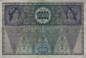 Ausztria 1918. Osztrák-Magyar Bank kiadása 10.000K piros "Deutschösterreich" fny-sal (6x) ...