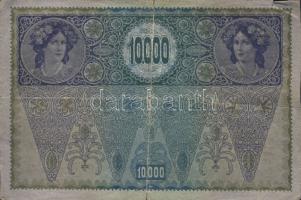 Ausztria 1918. Osztrák-Magyar Bank kiadása 10.000K piros "Deutschösterreich" fny-sal (6x) ...