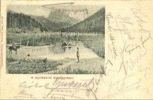 ~1900 Gyilkos-tó, Lacul Roseu (Gyergyó, Giurgeului); Kricsa Péter kiadása