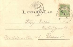 ~1900 Gyilkos-tó, Lacul Roseu (Gyergyó, Giurgeului); Kricsa Péter kiadása